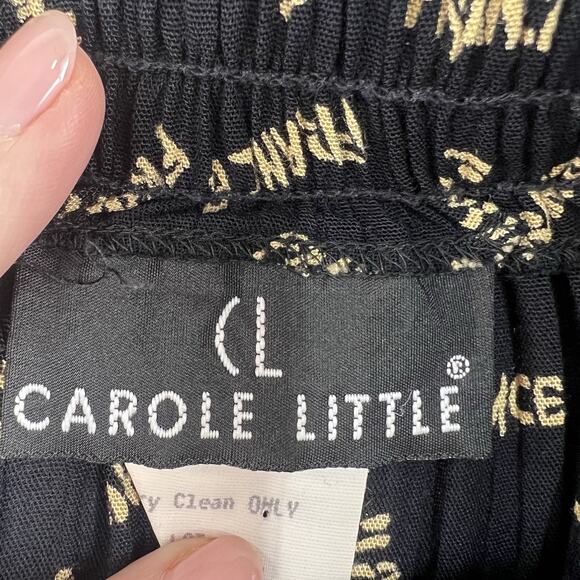 VTG Y2K Sz 4 Carole Little Skirt Cottagecore Abstract Boho Maxi Elastic Waist - Picture 7 of 12